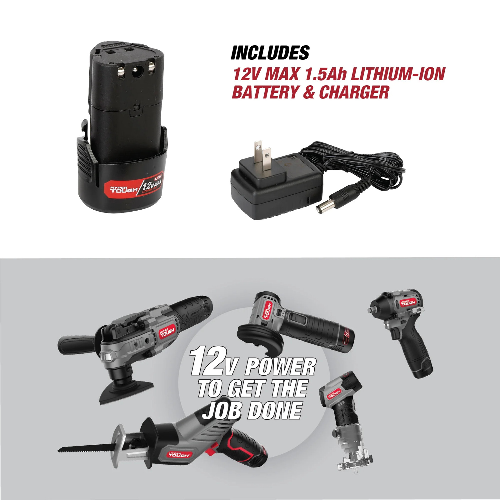 12V Max Brushless 1/4-Inch Cordless Die Grinder with 1.5AH Lithium-