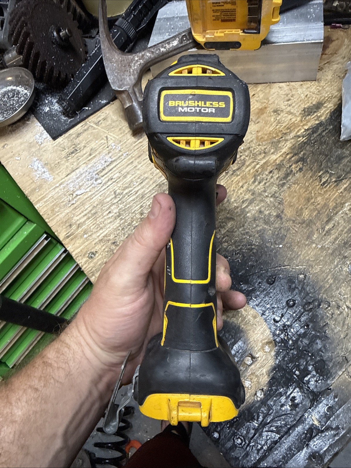 Dewalt DCD796N XR Brushless Combi Drill 18V Bare Unit , Only needs new chuck