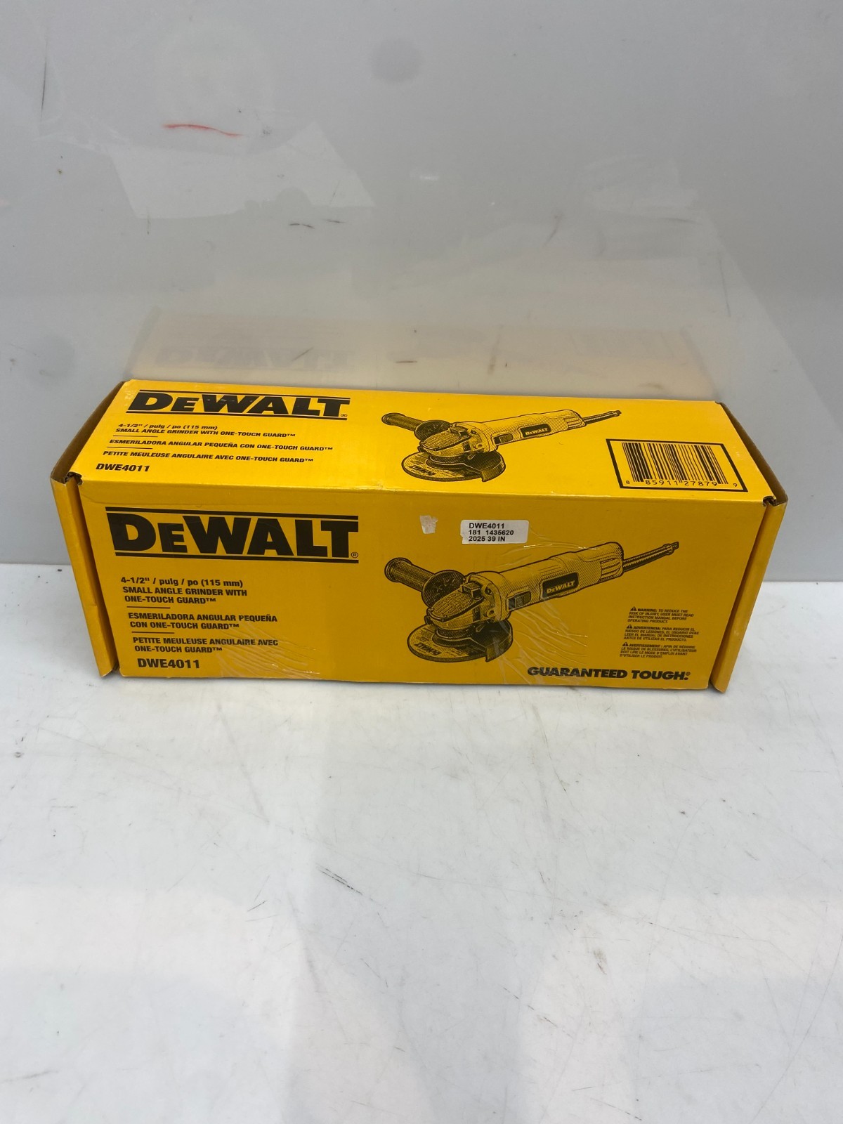 DEWALT 7 Amp 4.5 in. Small Corded Angle Grinder with 1-Touch Guard – DWE4011