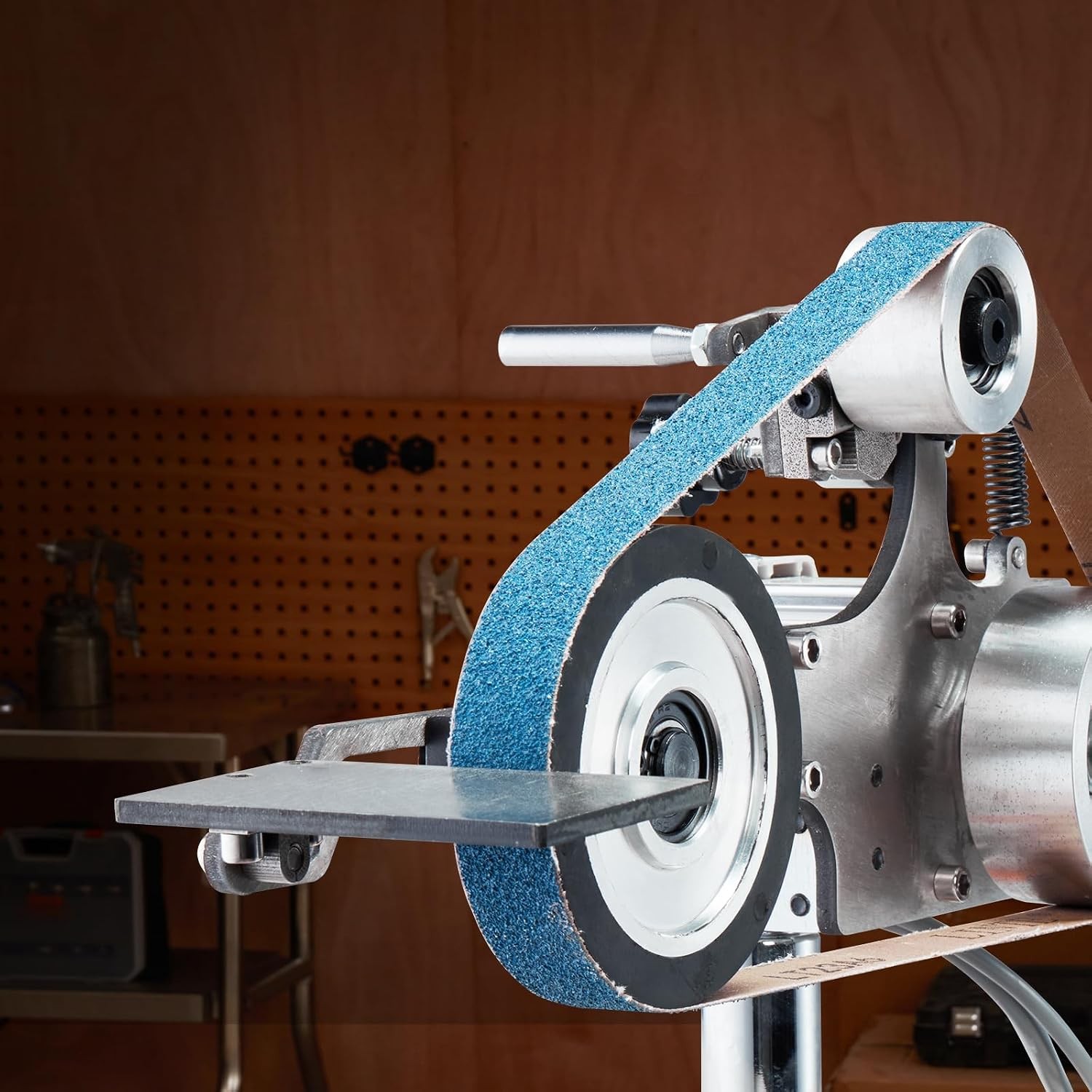 VEVOR 30×1-Inch Variable Speed Belt Grinder Sander Machine Polisher 5500RPM VFD