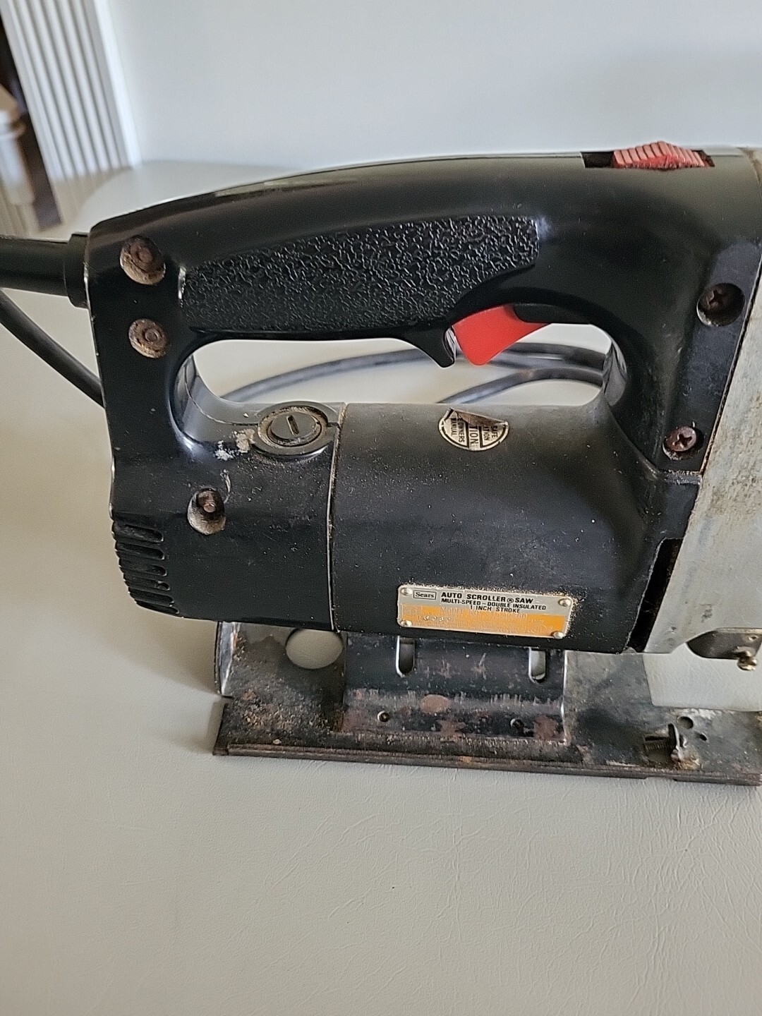 Vtg Craftsman Commercial Multi Speed Auto-Scroller Saw Model 315.17280 W/Attach