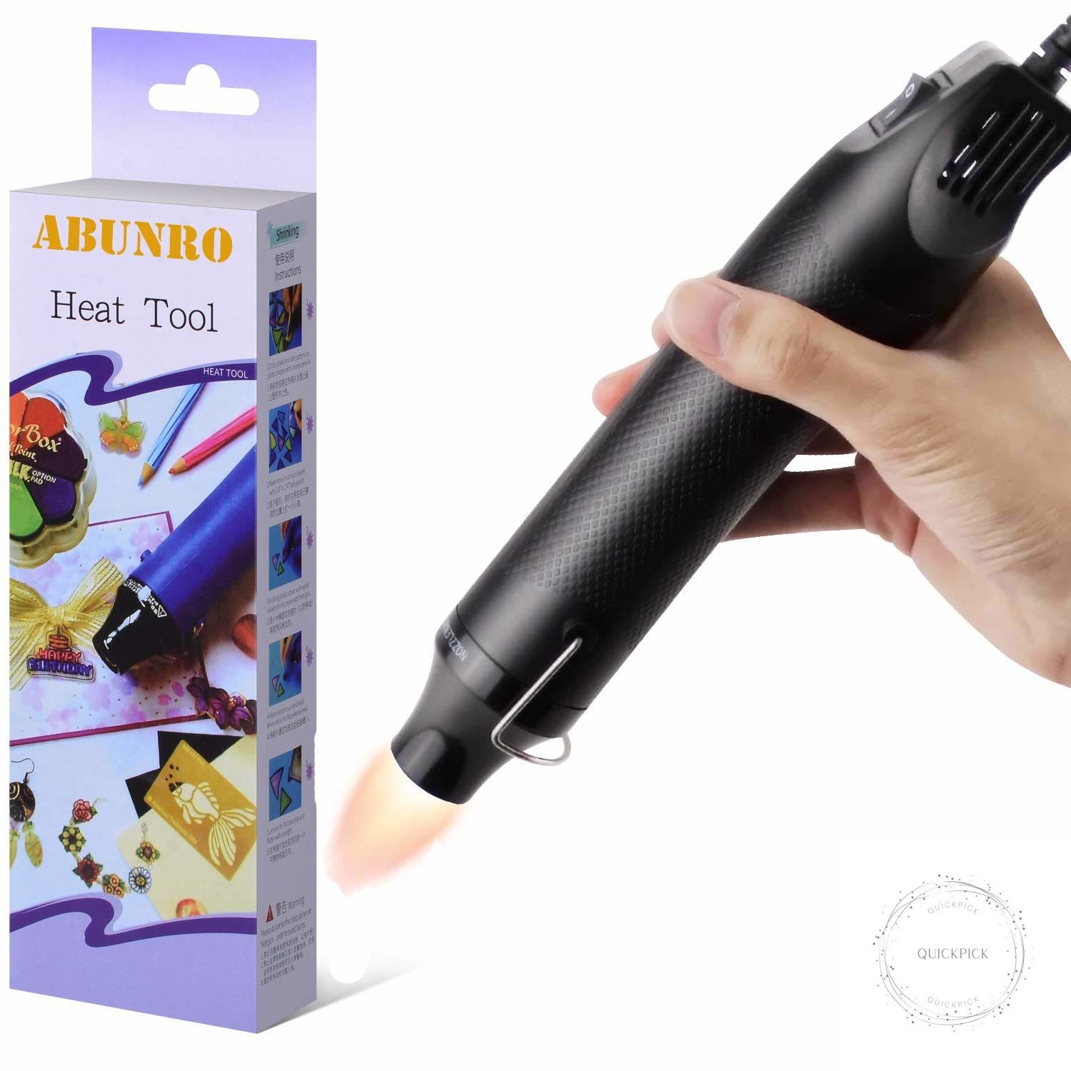 Heat Gun, Uptdae Version 110V 300W Mini Handheld Hot Air Gun with 6.6ft Cable