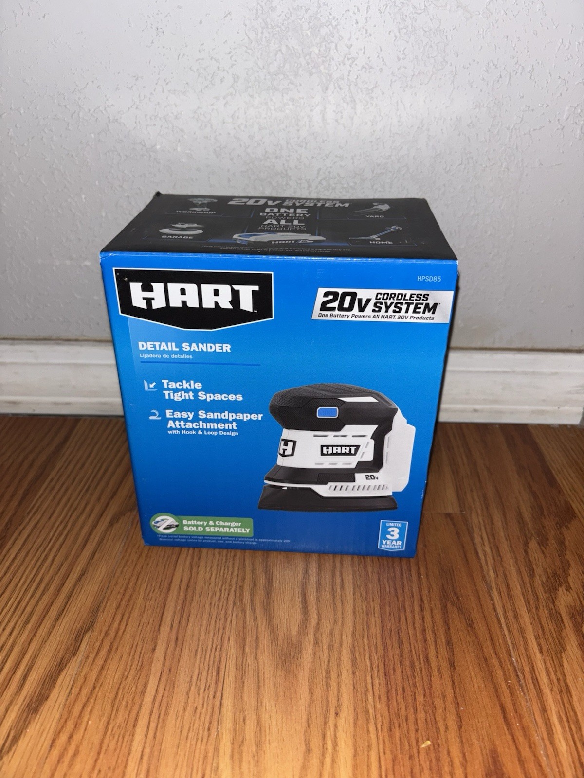 HART HPSD01 20V 5&Prime; Random Orbit Sander