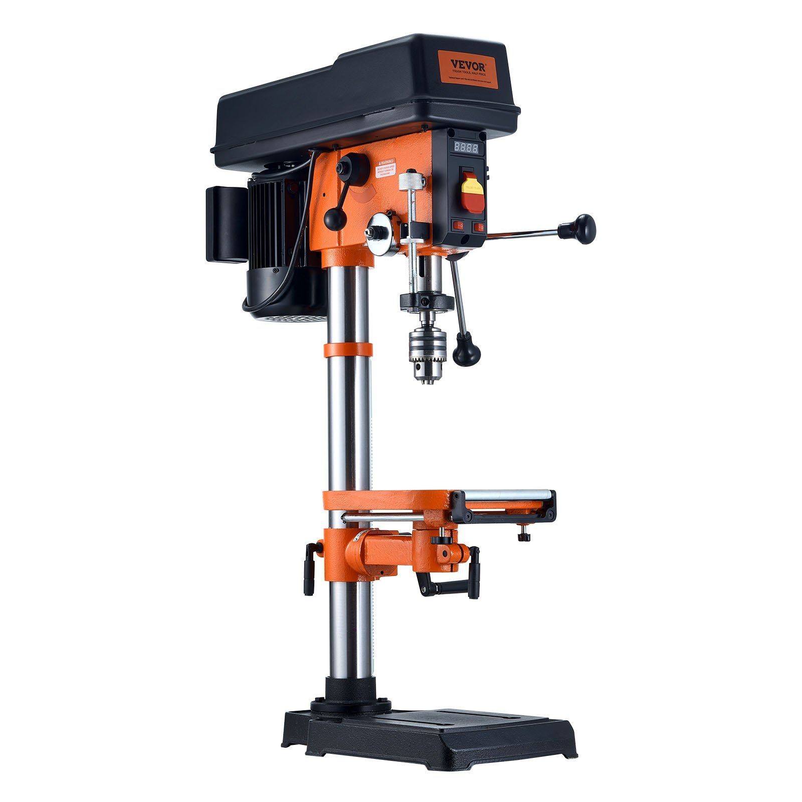 Cast Iron 12in Bench Drill Press 5A Motor 530-3140RPM Laser Work Light