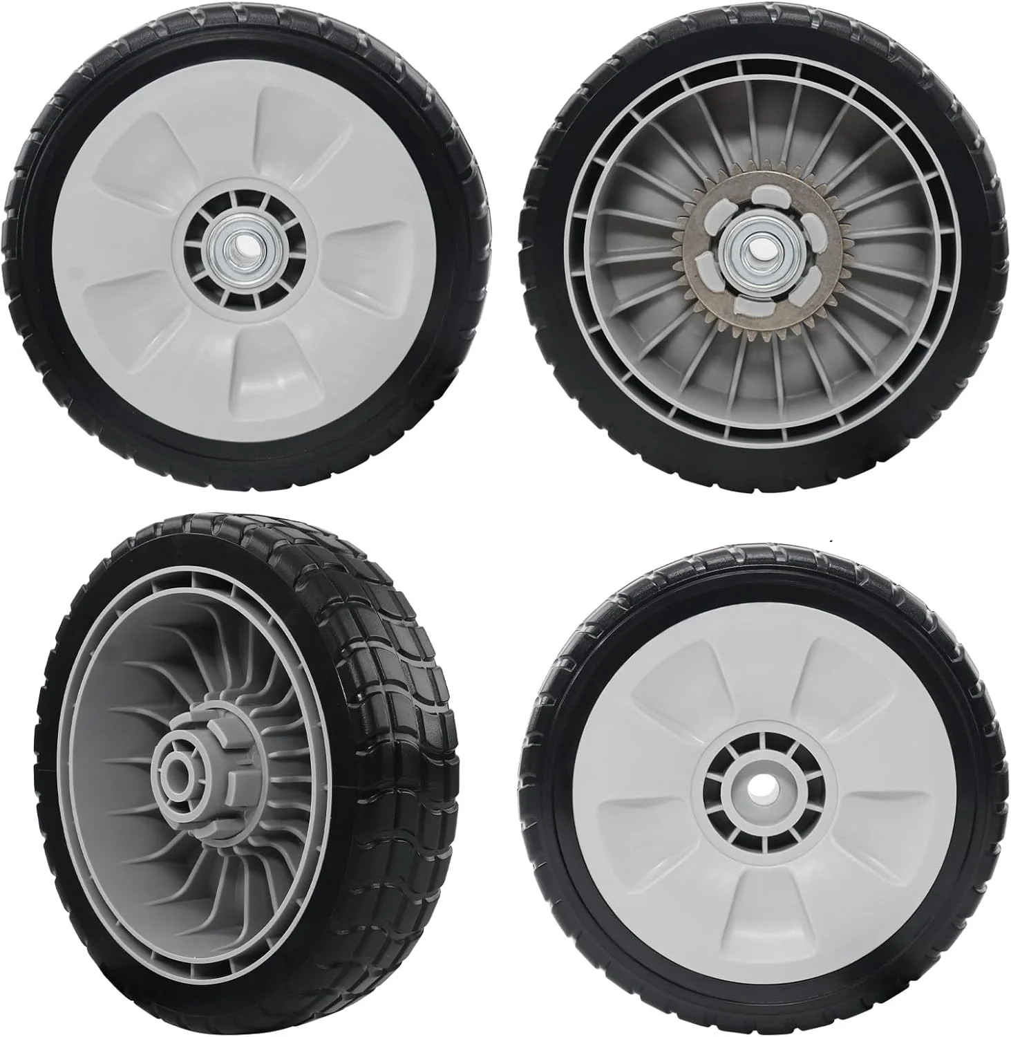 CheeMuii 4 Pack HRR216 Lawn Mower Drive Wheels 2 Rear Wheels 42710-VE2-M02ZE and