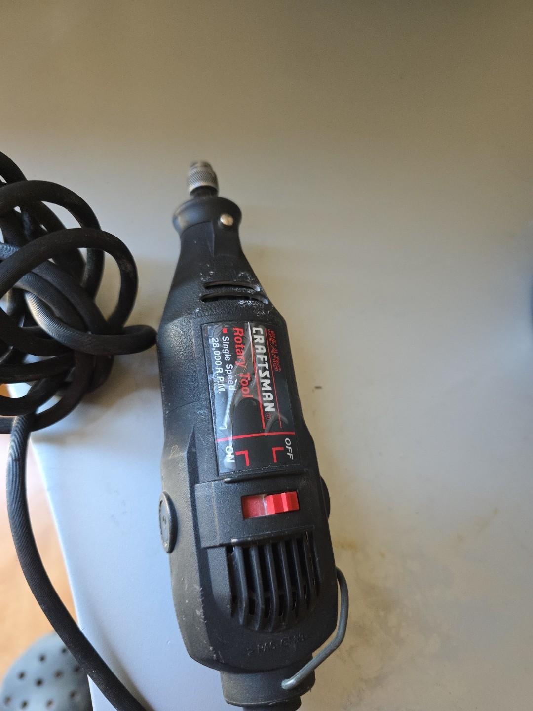 Sears Craftsman Rotary Tool Single Speed 28000 Rpm
