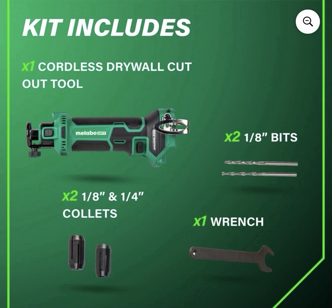 18V MultiVolt™ Cordless Drywall Cut-Out Tool – Brushless, Tool Only – No Battery