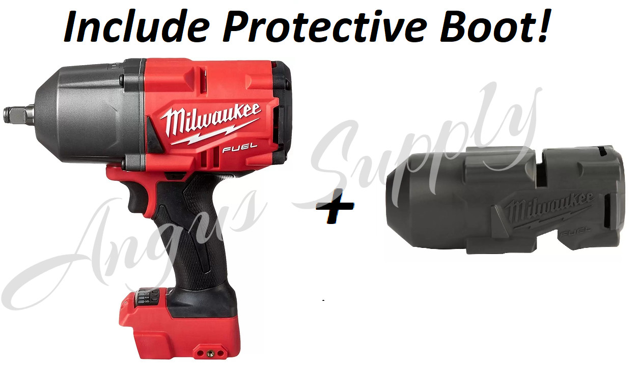 Milwaukee 2767-20 M18 FUEL 1/2&Prime; Drive Impact Wrench Gun with Protective Boot!