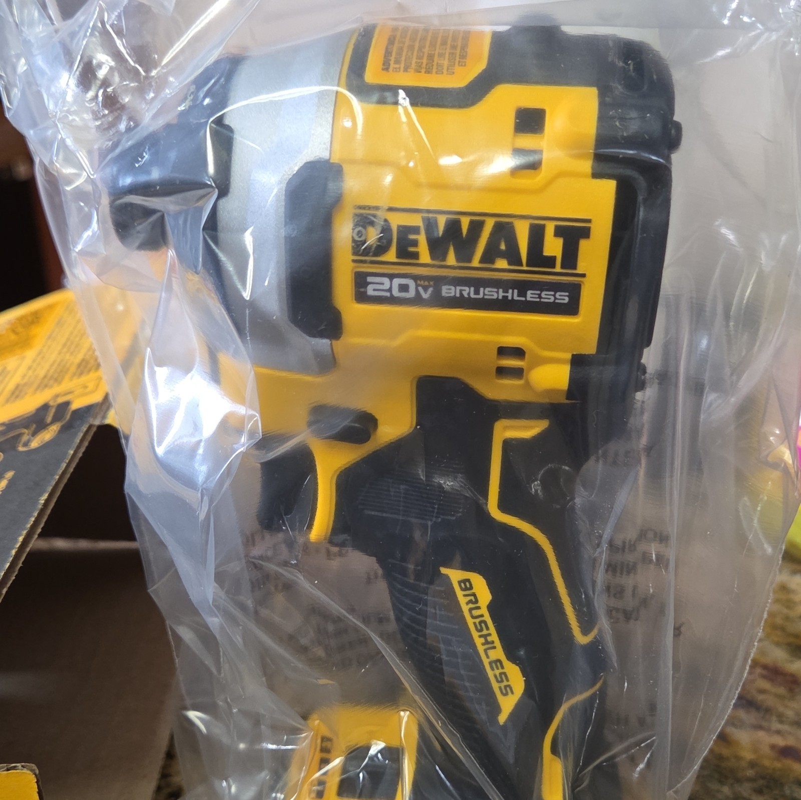 DEWALT ATOMIC 20V Brushless Compact 1/4&Prime; Impact Driver Tool Only DCF850B