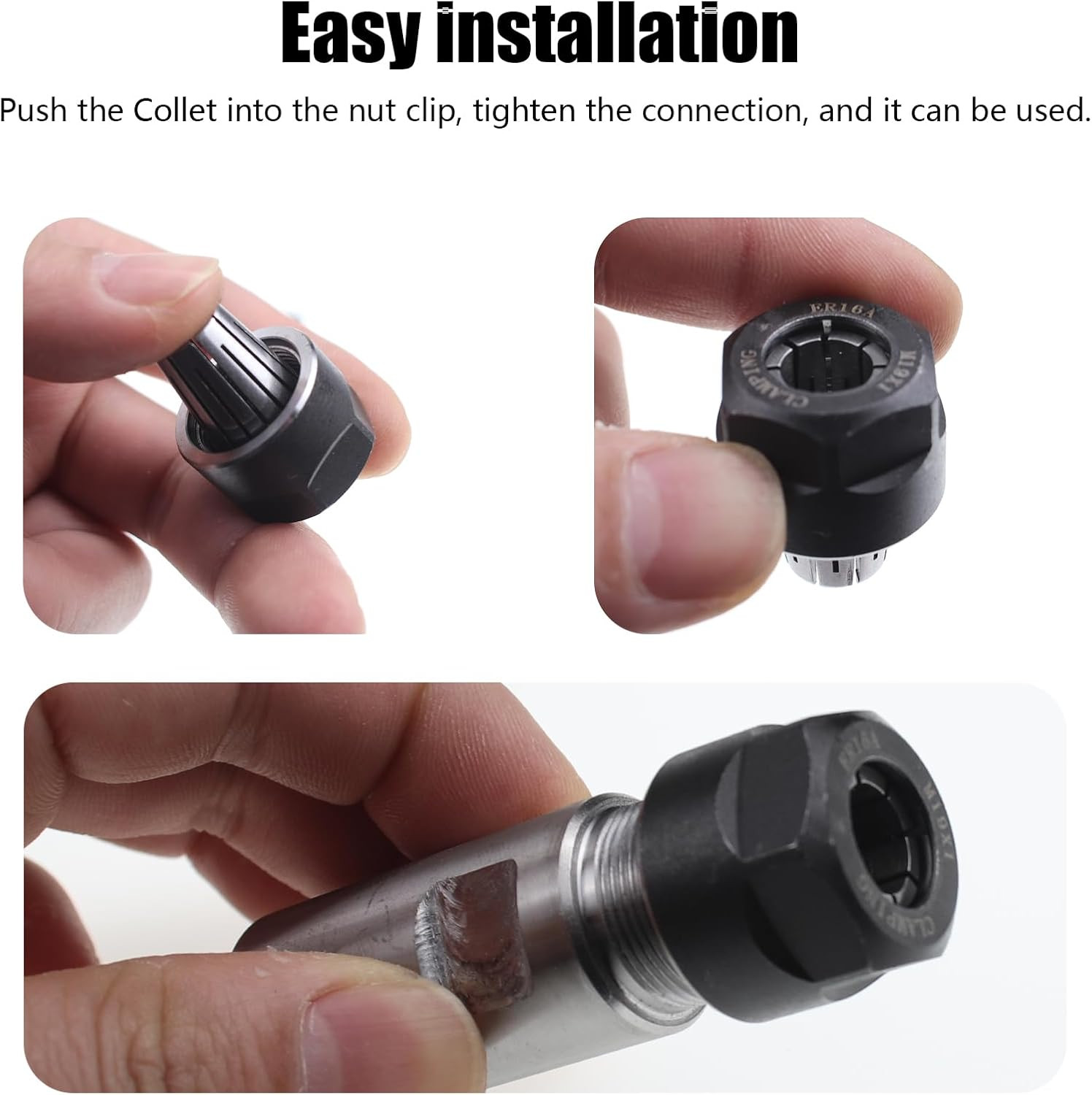 5/8&Prime;-11 Thread Angle Grinder Extension Shaft Set Electric Drill Conversion Colle