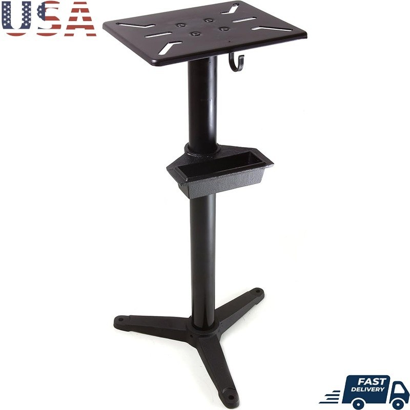 Heavy Duty Cast Iron Steel Bench Grinder Stand Universal Mounting Plate Durable