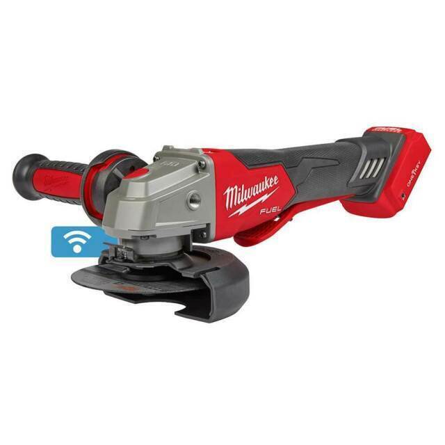 Milwaukee 2882-20 M18 FUEL™ 4-1/2&Prime; / 5&Prime; Braking Grinder w/ ONE-KEY Paddle Switch