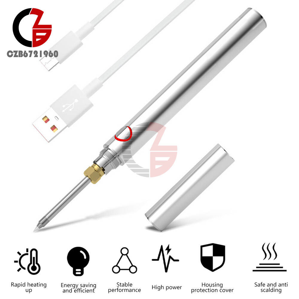 8-10W Portable Wireless Soldering Iron USB Rechargeable Soldering Iron Tool Set