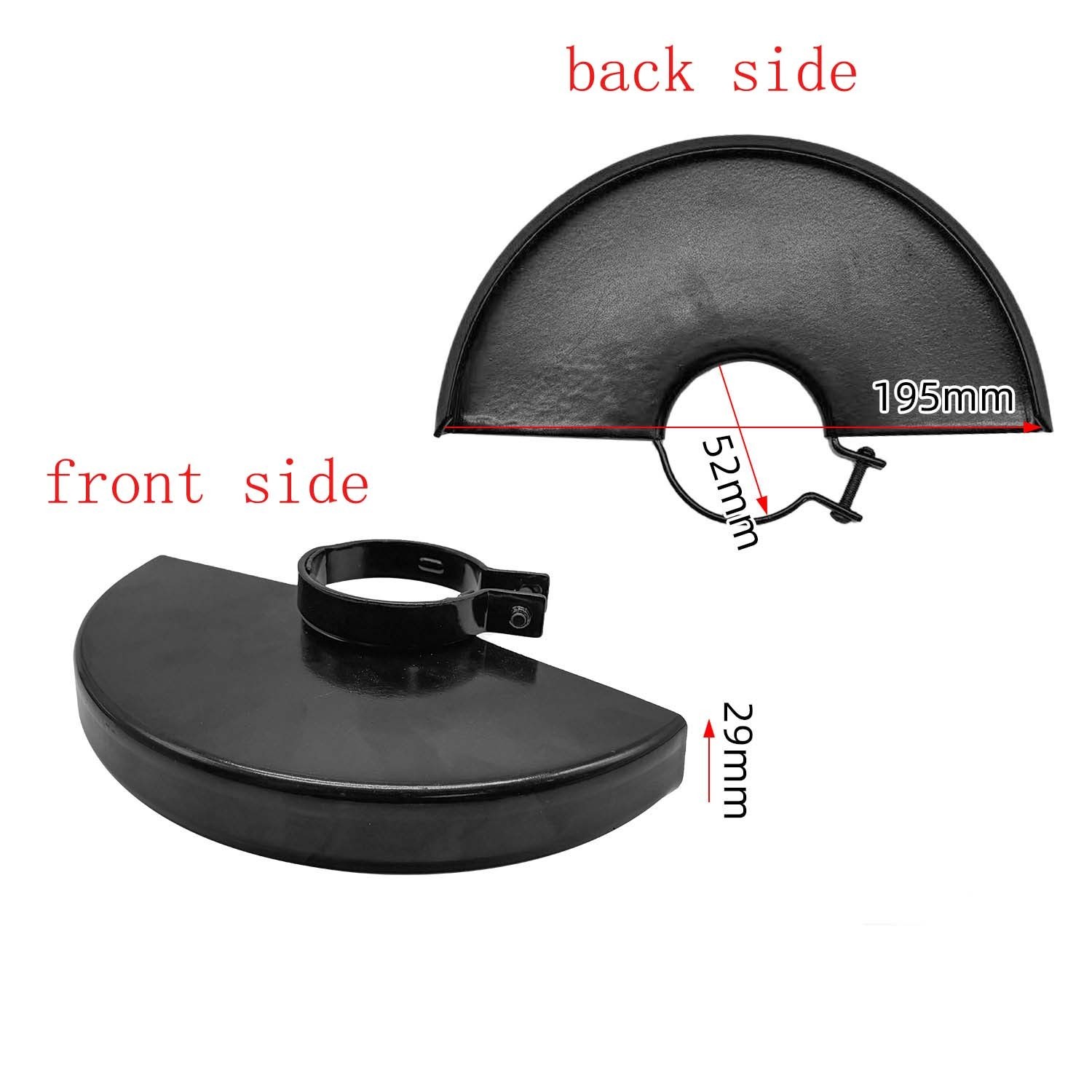 Reduced User Fatigue 180 Angle Grinder Guard Sturdy Aluminum Cast Iron