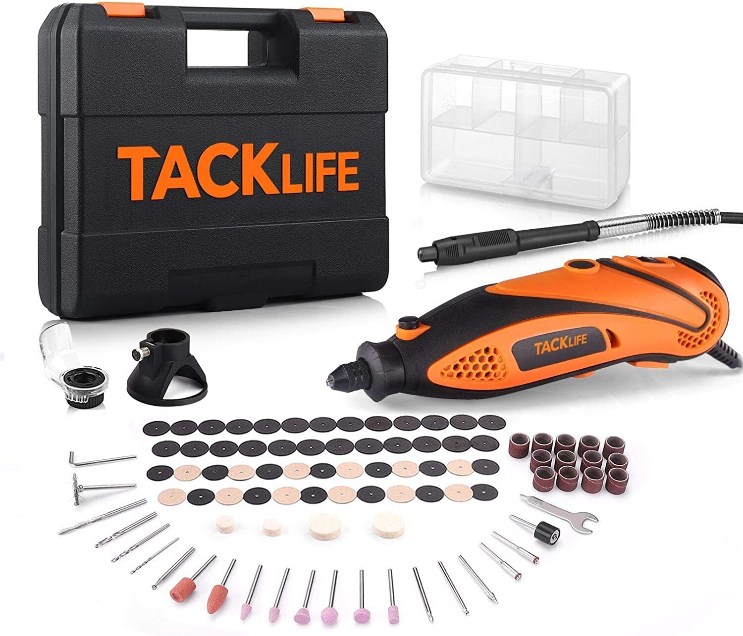 New in Box! TackLife RTD35ACL 120V~60Hz Multi Functional R3 Rotary Tool Kit