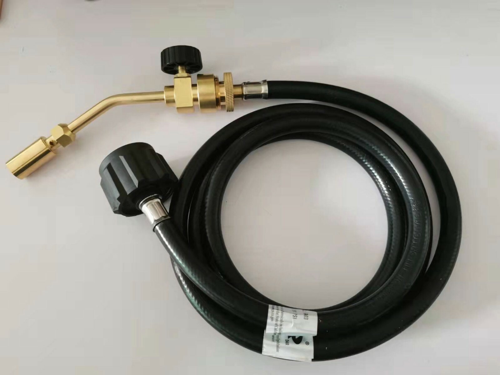 Mapp Propane Gas Tank Turbo Torch Hose Adapter Kit Brazing Soldering Welding