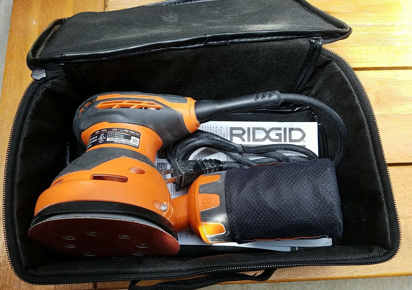 RIDGID 5in 120V Random Orbit Sander (R26011) – TESTED – 100%+ Seller