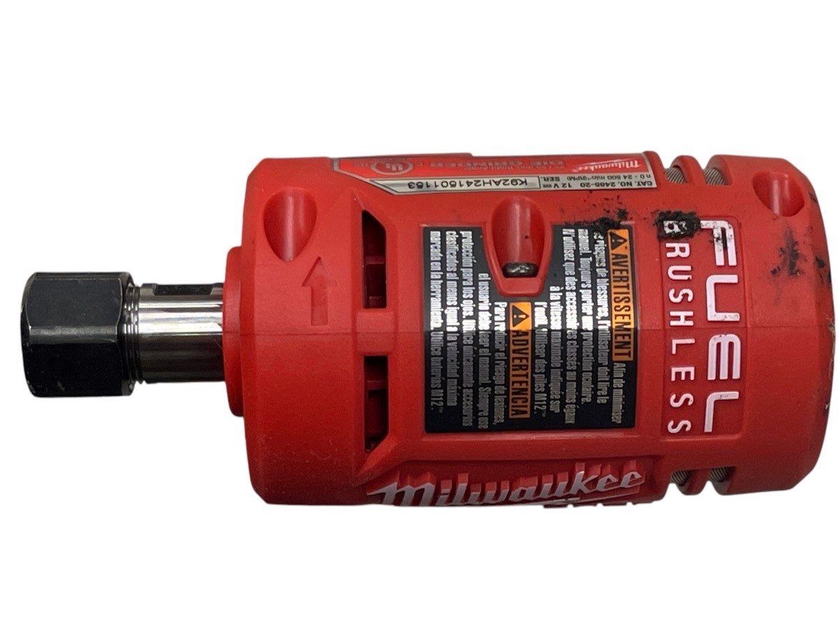 MILWAUKEE 2485-20 M12 12V RIGHT ANGLE DIE GRINDER KIT (AL-JEM) (PPJ062671)