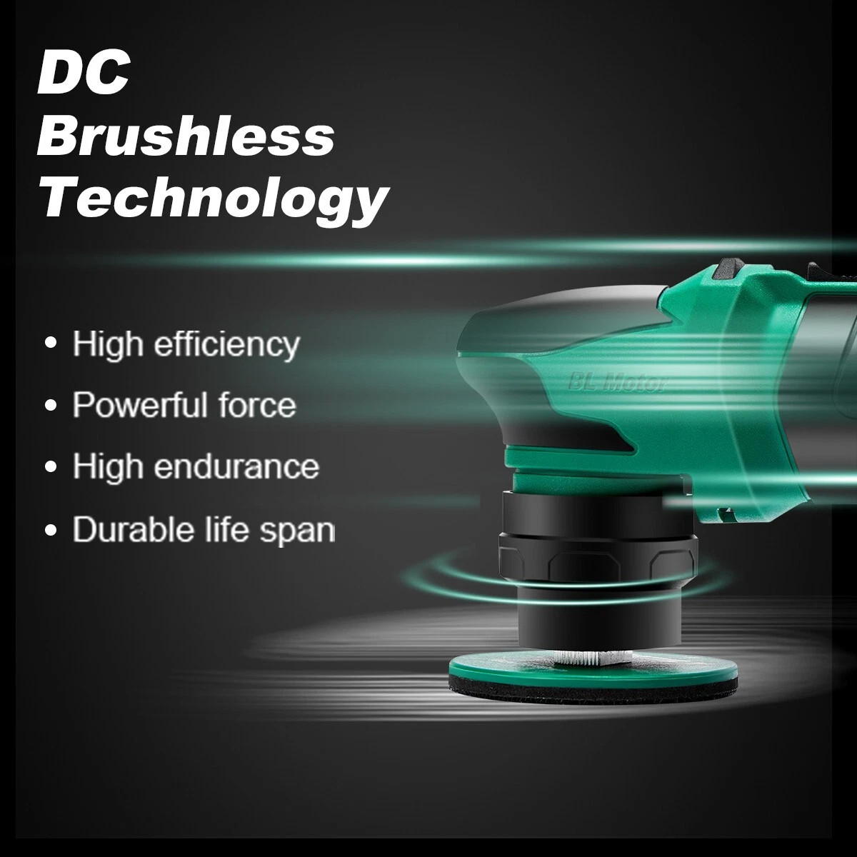 BATOCA S4 Cordless Car Buffer Polisher Mini DA Polishing Machine Car Detailing