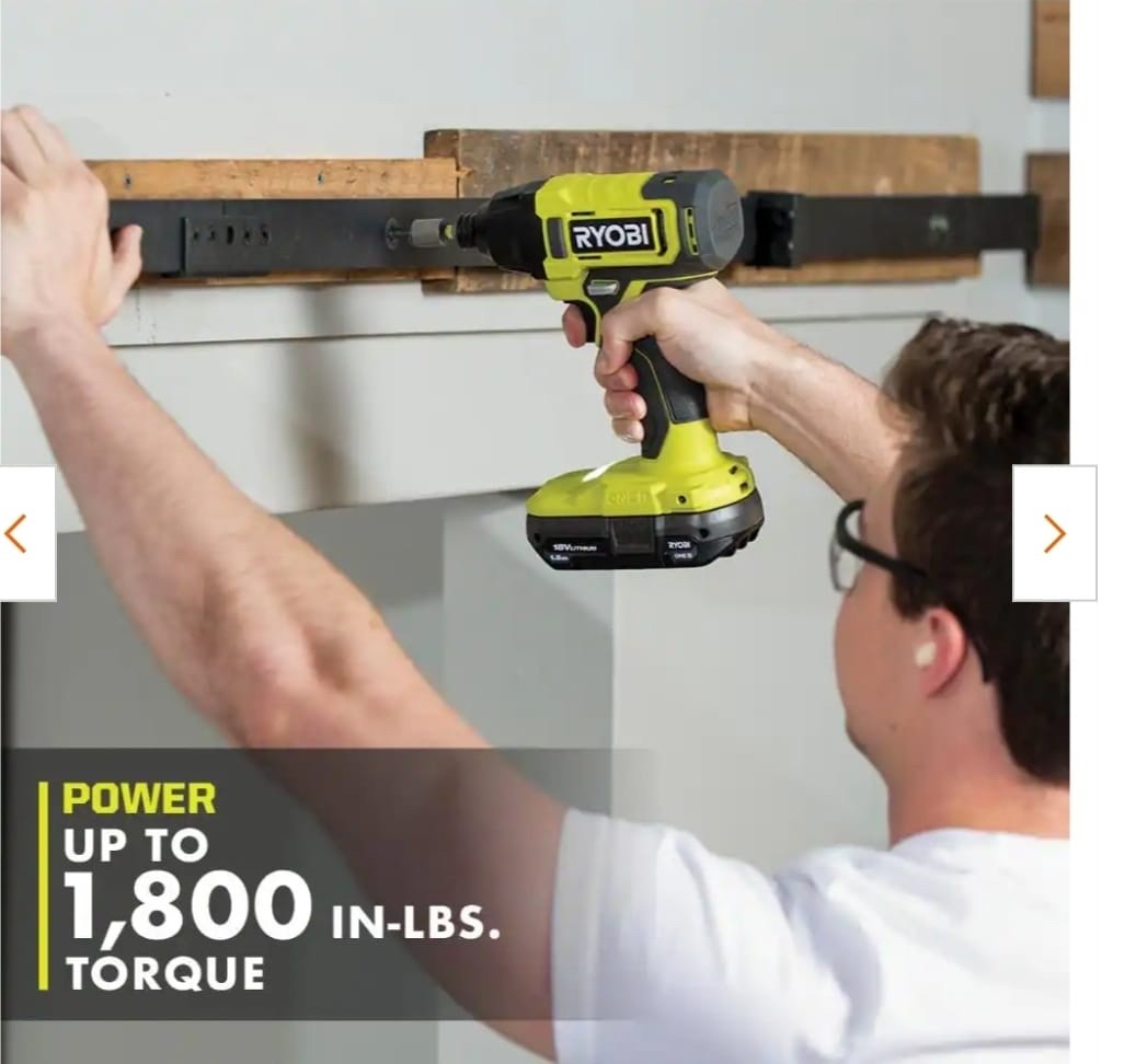 18 V ONE+ 1/4&Prime; Impact driver tool
