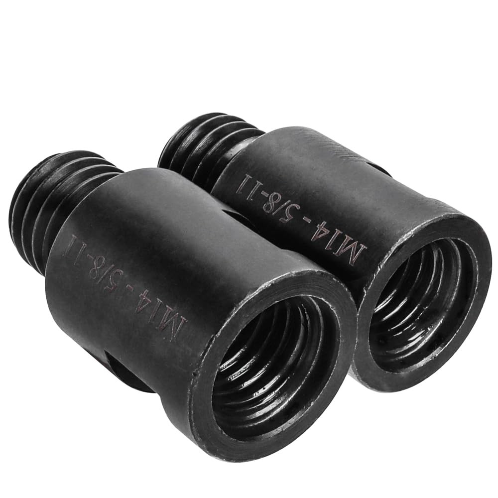 2Pcs M14 to 5/8&Prime;11 Angle Grinder Arbor Adapter, M14 Female to 5/8&Prime;11 Male Thr…