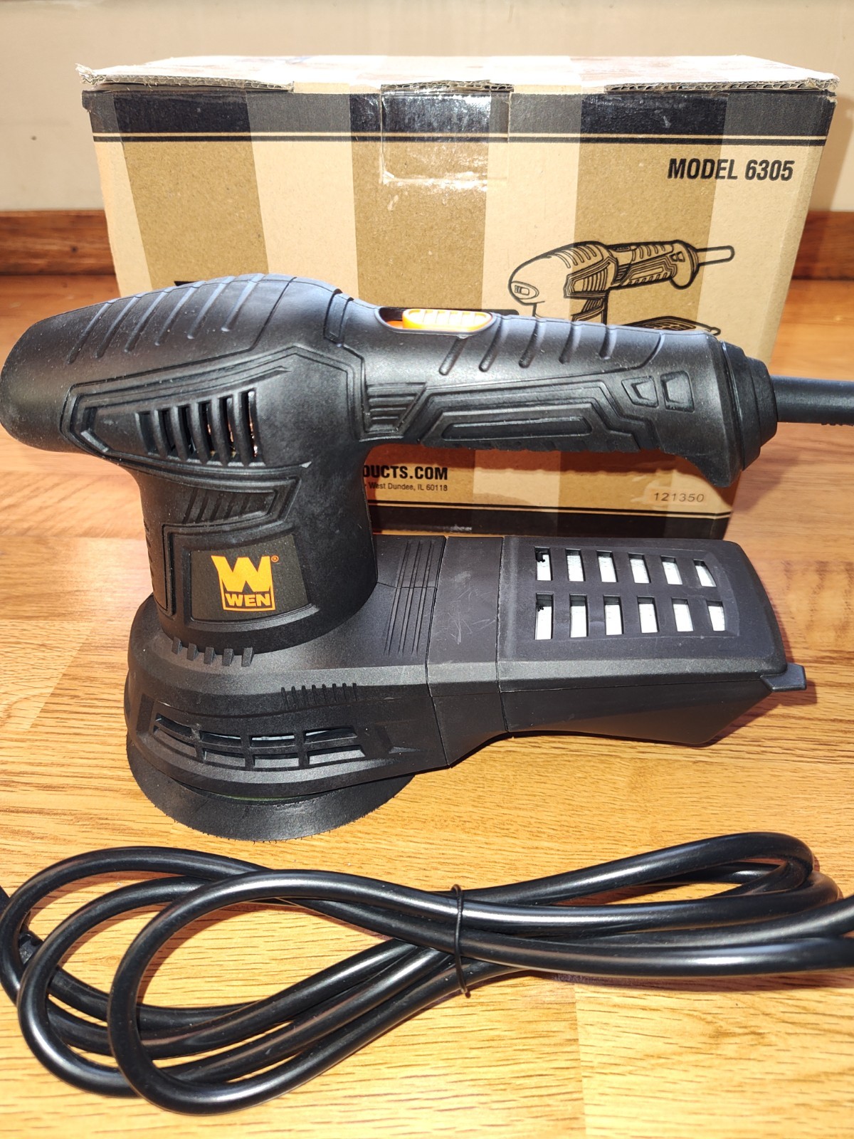 WEN 3.7-Amp 5-Inch Variable Speed Random Orbit Rotary Sander