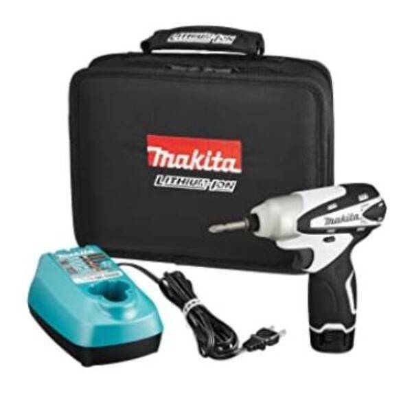 Makita TD090DWSPW 10.8V White Rechargeable Impact Driver Kit Brand New