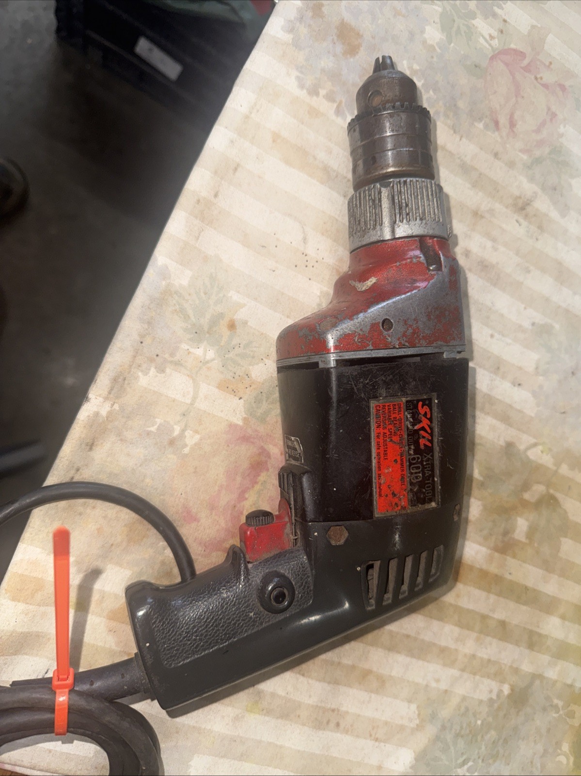 Skil Hand Drill 1/2&Prime; Drive Xtra-Tool 600 Hammer Reversible Vari Speed Corded USA