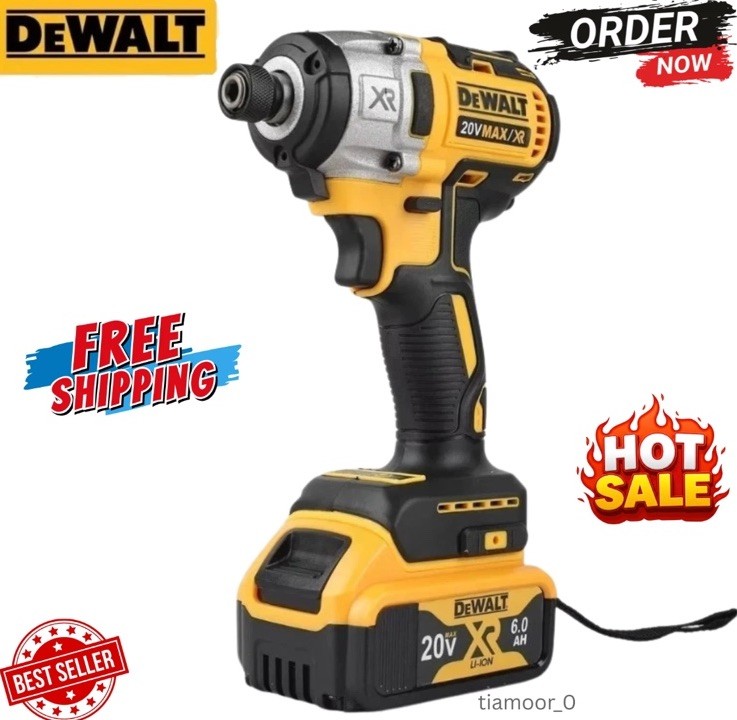 DEWALT DCF887 20V Impact Driver – Black/Yellow (Body Only)