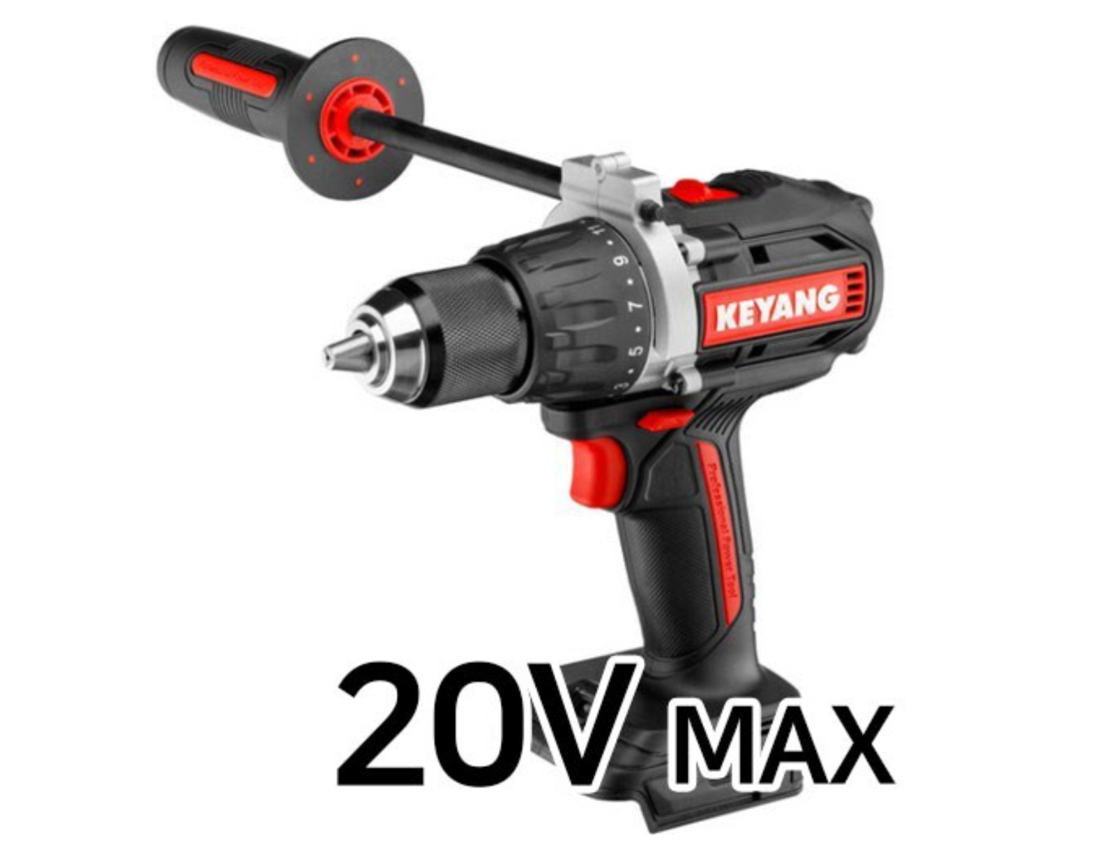 KEYANG DM20BLH-100E BL 20V Max Keyless 13mm 2100rpm 100Nm LED 4.62Lb Bare Tool