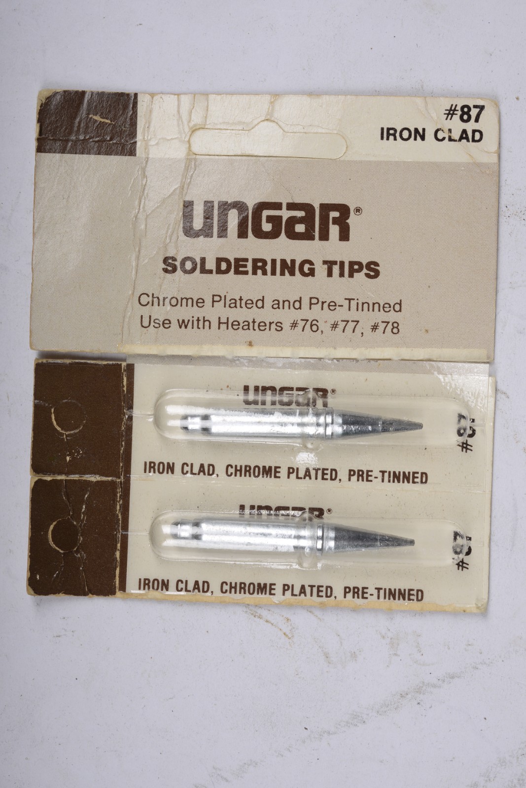UNGAR #87 Soldering tip. Chrome plated, pre-tinned.