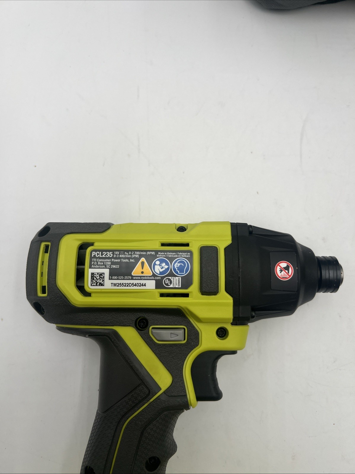 Ryobi ONE+ 18V Cordless 1/4 in. Impact Driver (PCL235B) w/ 1.5ah Battery