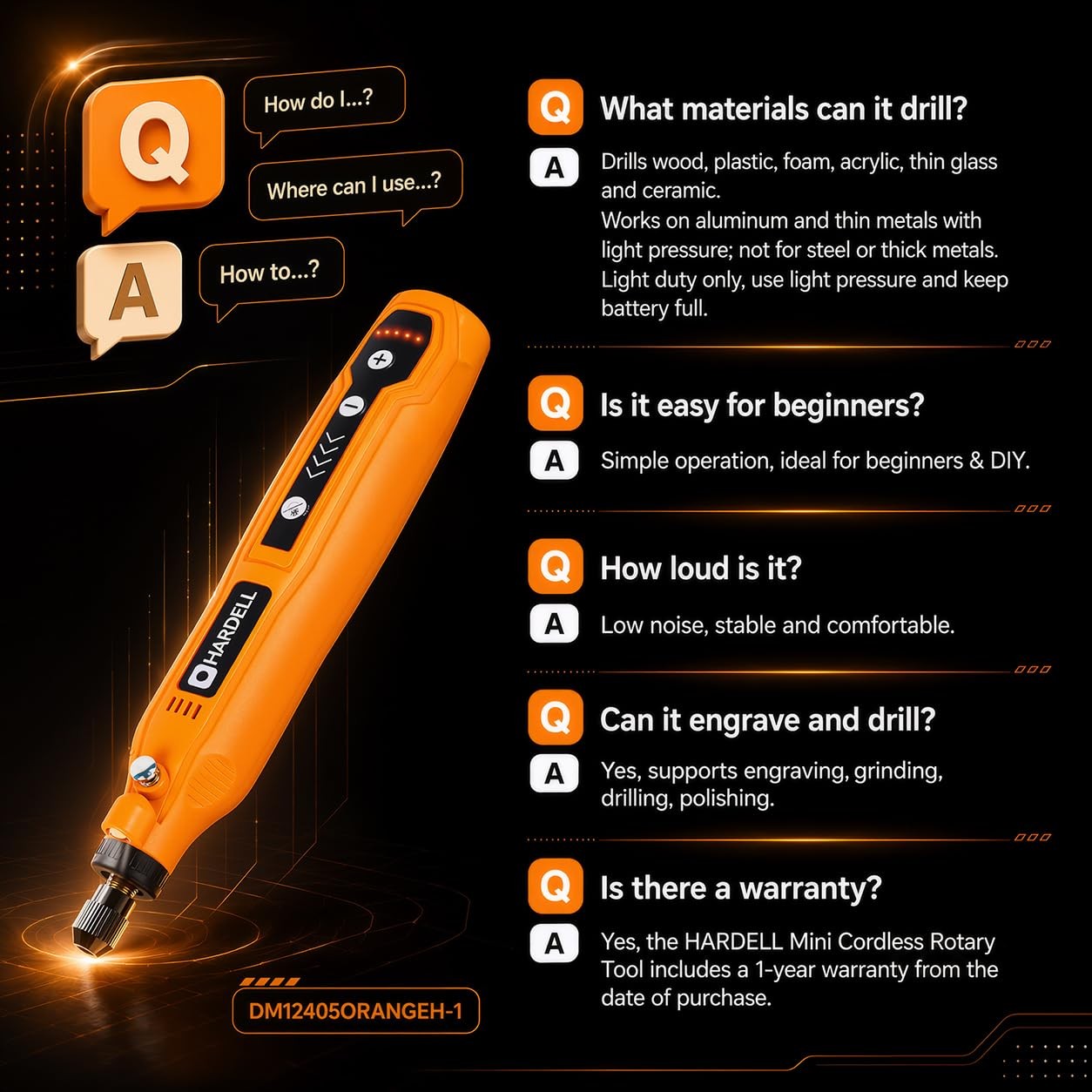 Mini Cordless Rotary Tool, 5Speed and USB Charging Rotary Tool Kit with 69 Ac…