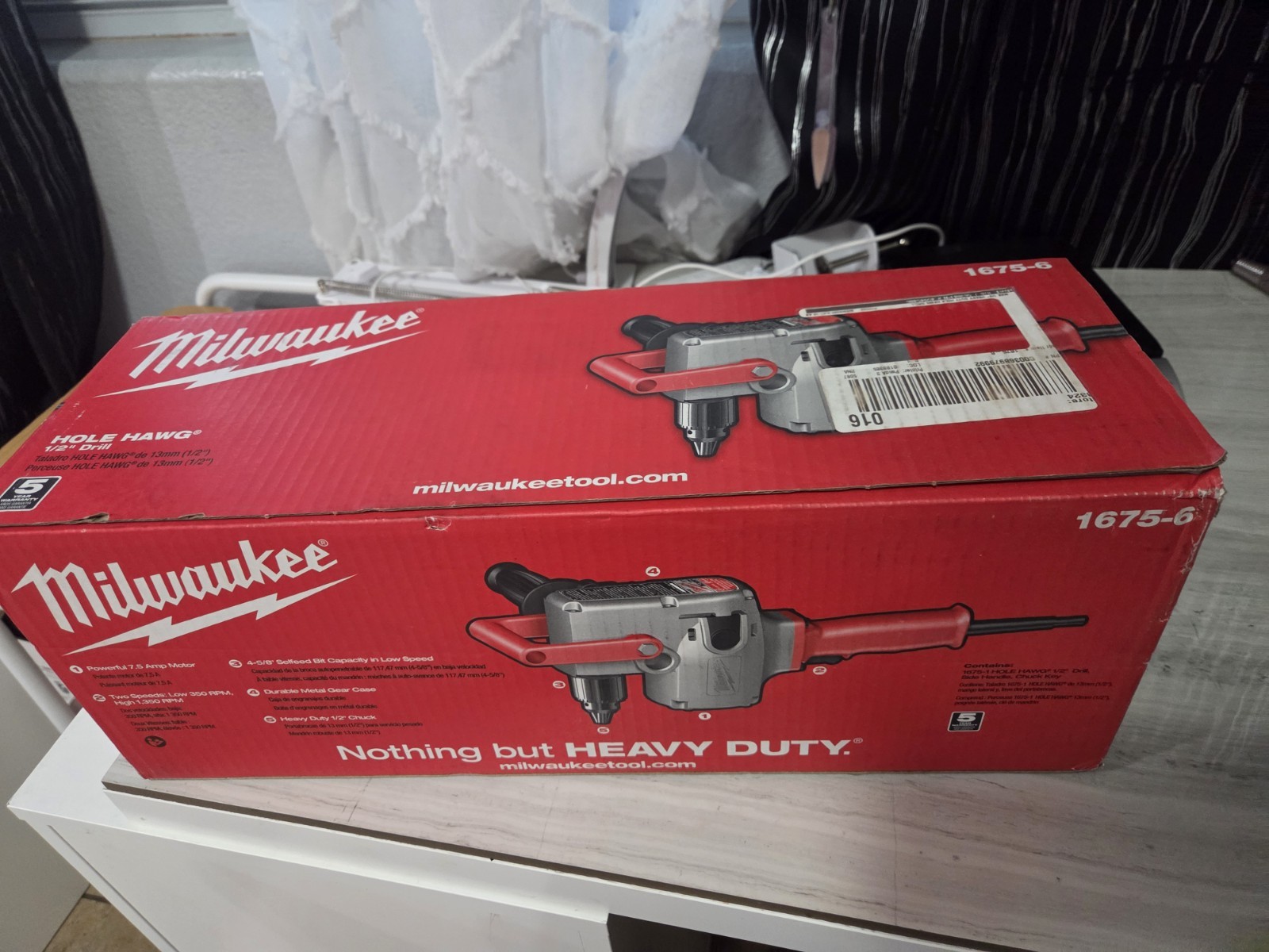 Milwaukee 1675-6 1/2 inch Hole Hawg Corded Drill