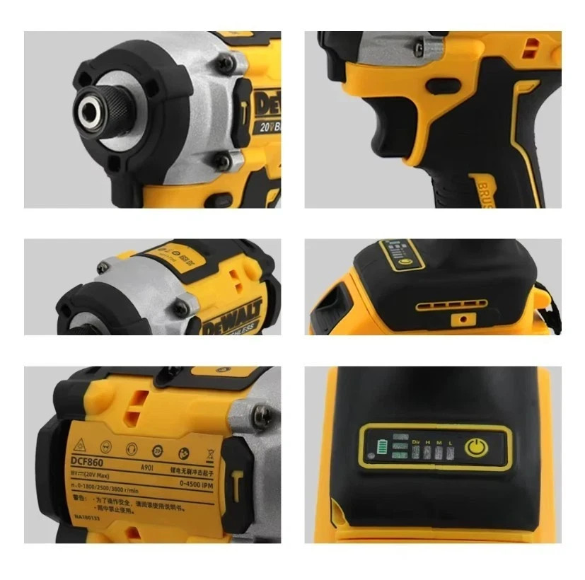 New DeWalt DCF860 20V Brushless Impact Driver 282Nm Bare Tool Free Shipping
