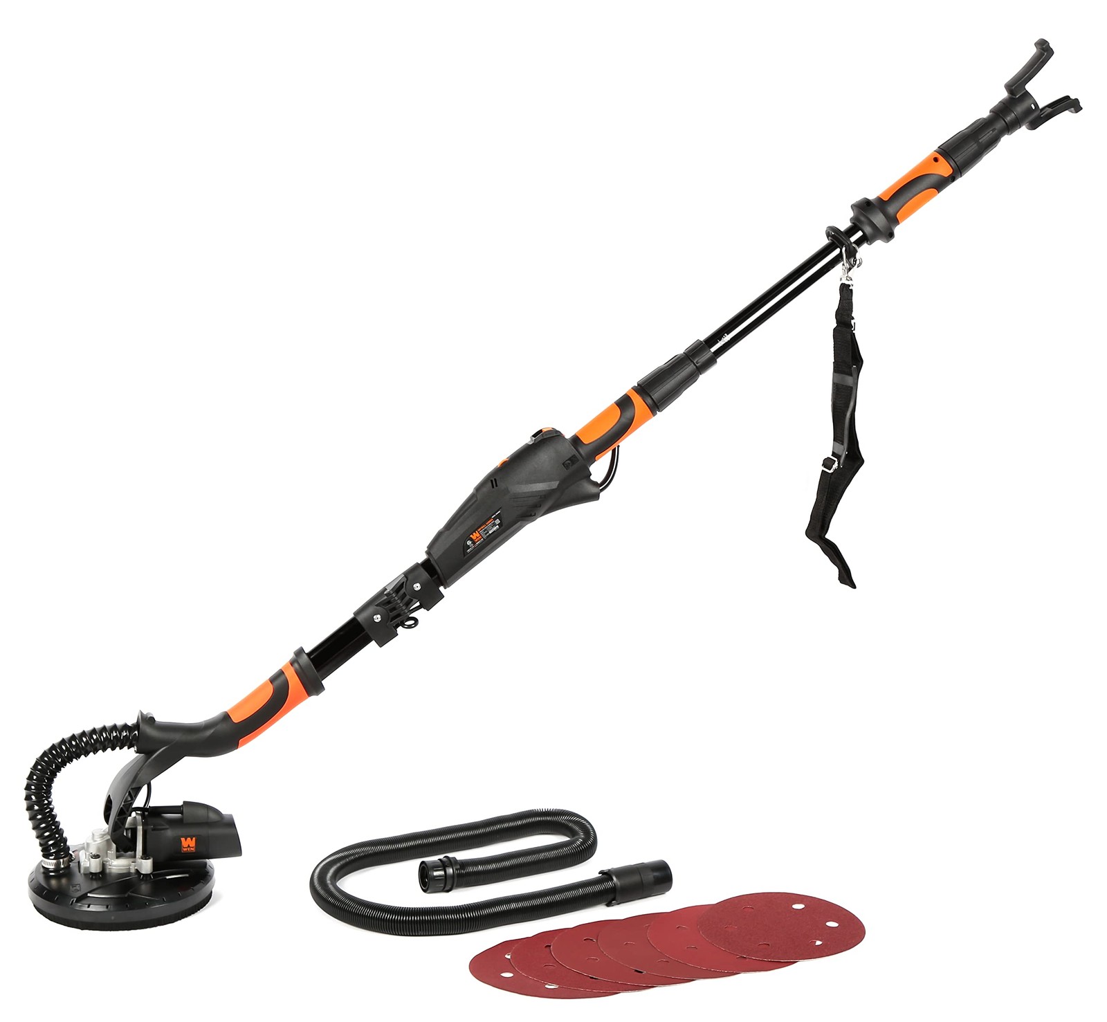 Wen Variable Speed Drywall Sander 15Ft Hose Adjustable Rpm 6 Discs Included