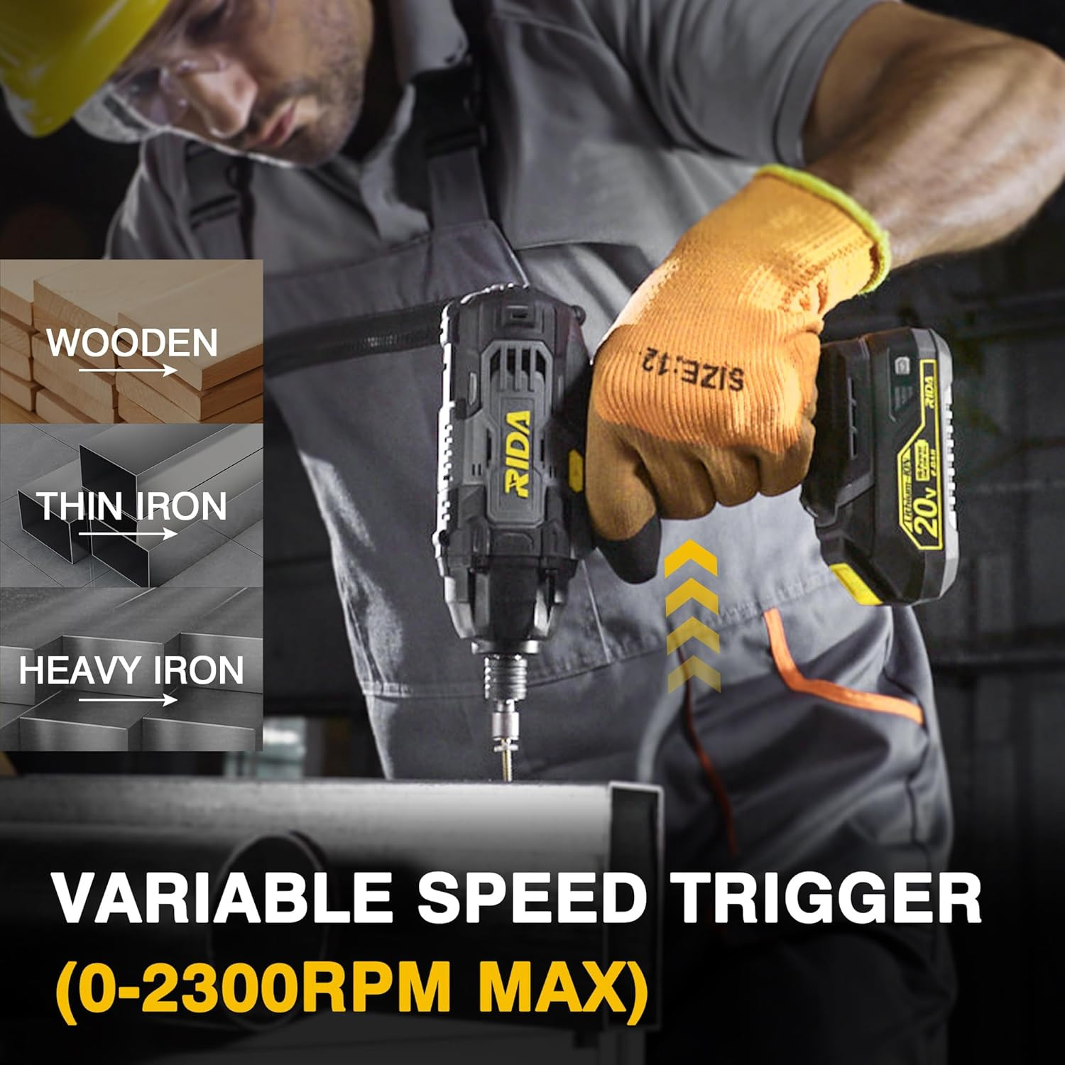 20V Cordless Impact Driver Kit 180Nm, 25 Bits, Fast Charger & Tool Bag
