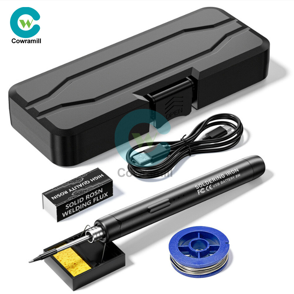 Cordless Soldering Iron Kit Portable Type-C Rechargeable Soldering Iron Tool
