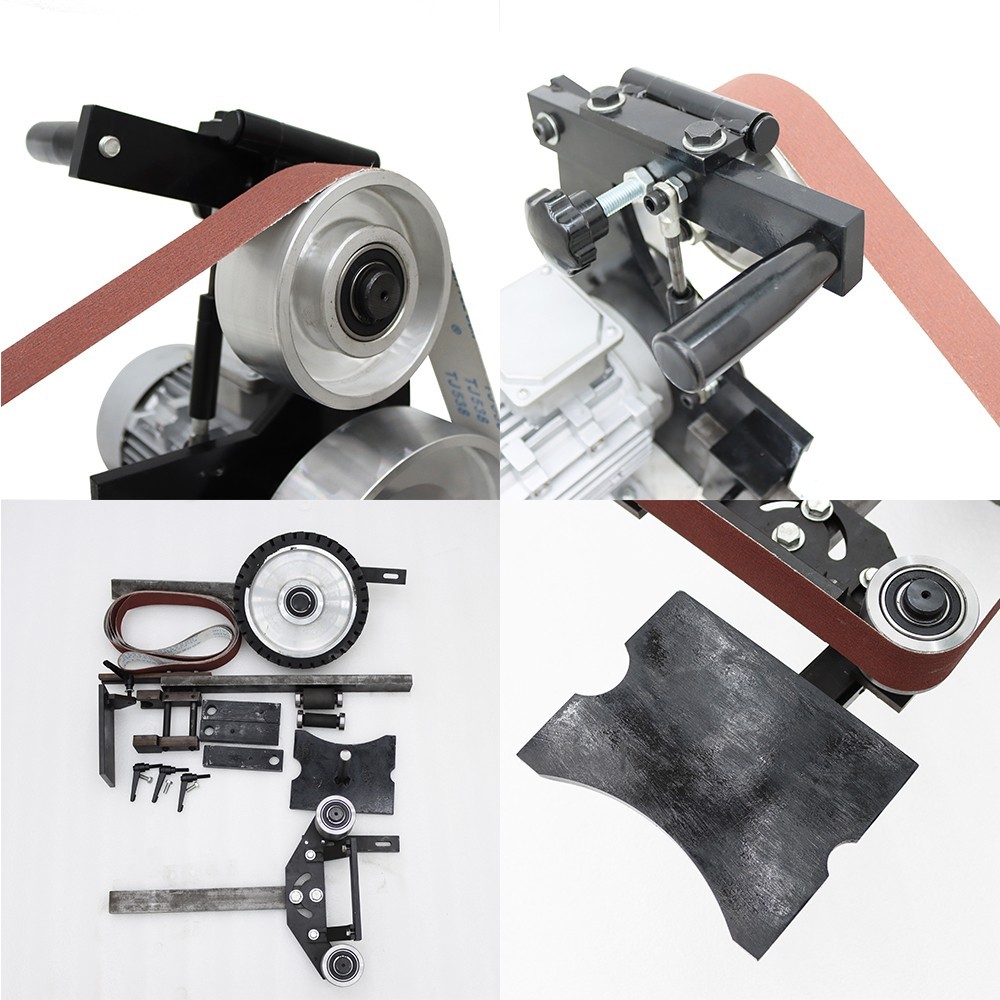 110V Belt Grinder Sander 2×70.86&Prime; Various Speed Sander for Arc/Flat/Concave