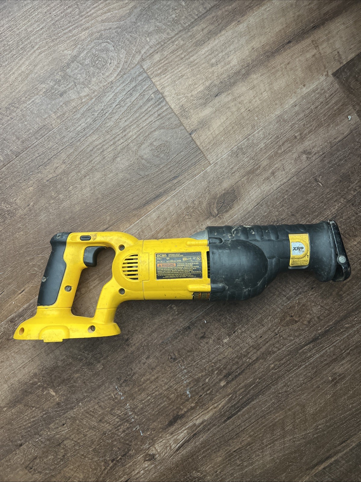 DEWALT DC385 18V XRP Cordless Reciprocating Saw Tool Only TESTED