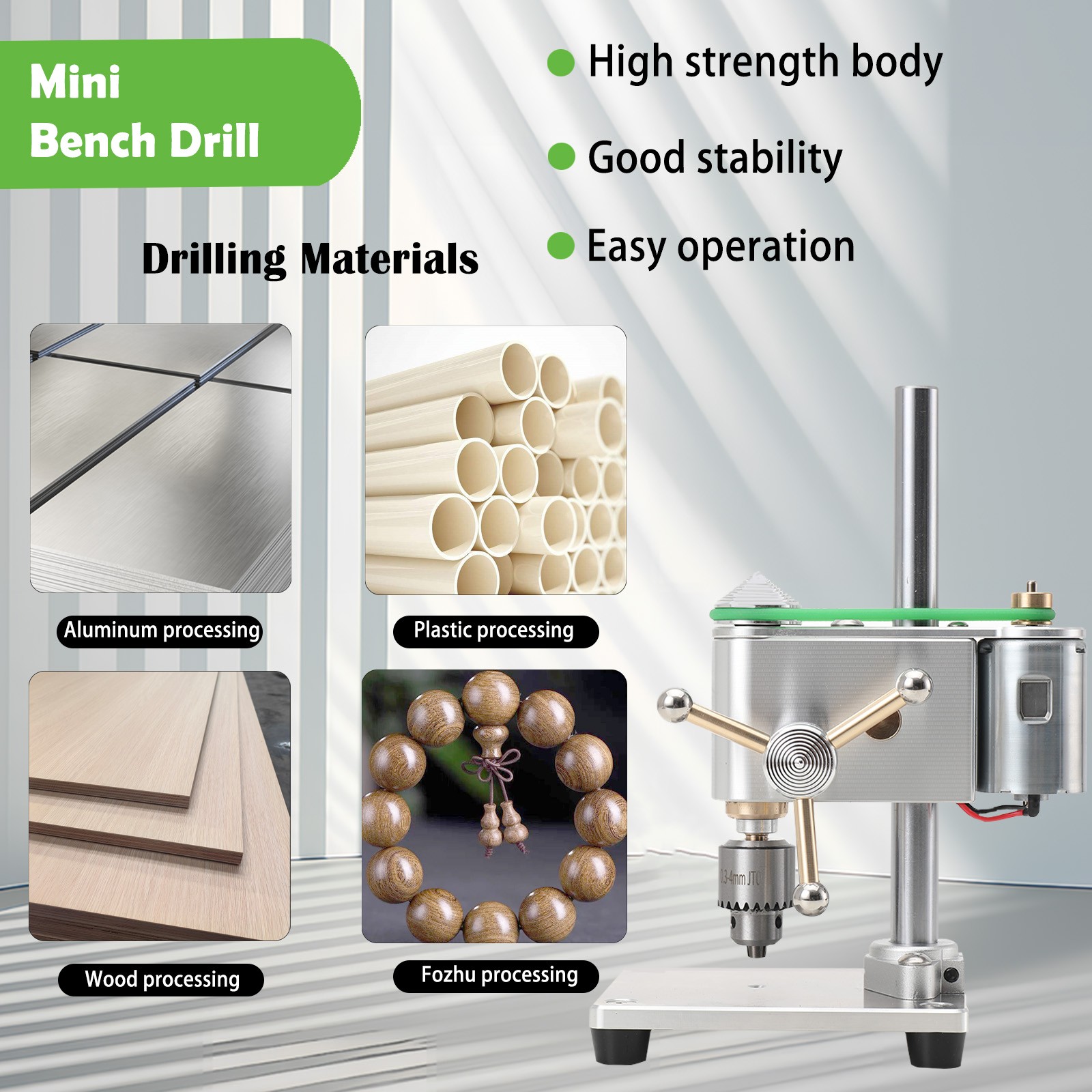 Mini Drill Press Precision CNC Table Milling Machine Portable Benchtop Driller