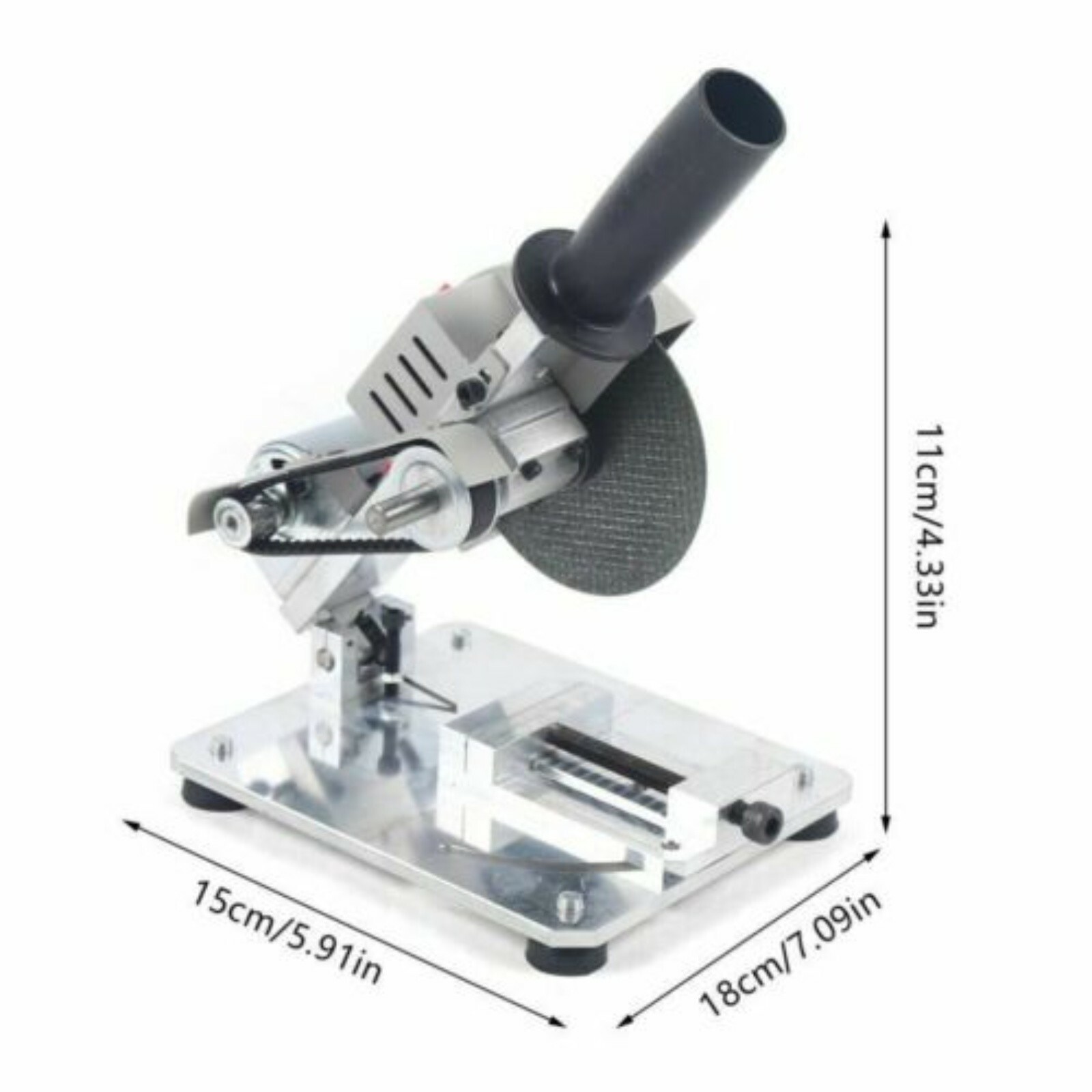 Mini Table Saw 4in 0-45° Miter Saw Portable Small Hobby Chop Saw Cutting Machine