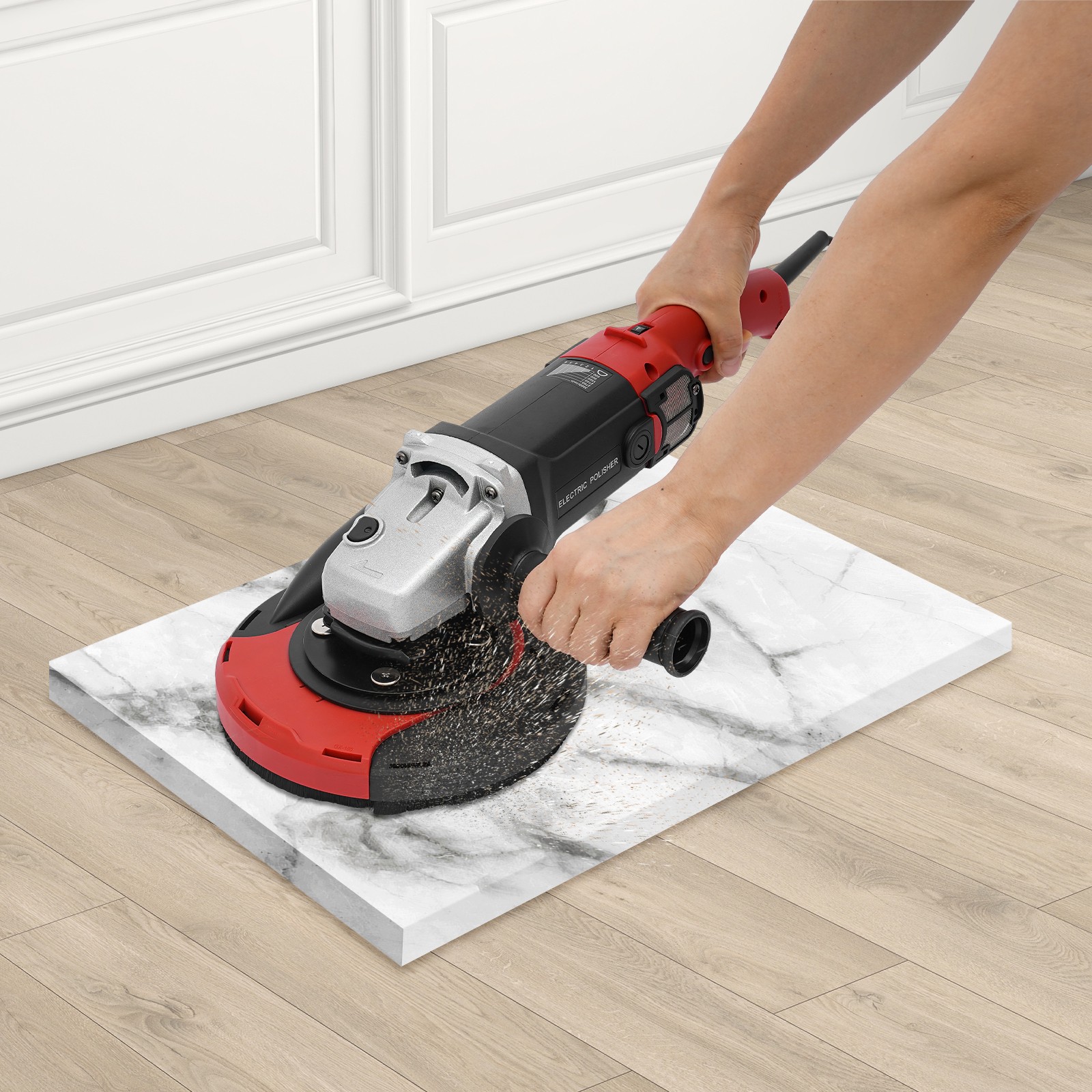Grinding Machine, Concrete Grinder Set, Dust-Free Grinding Machine 1580W