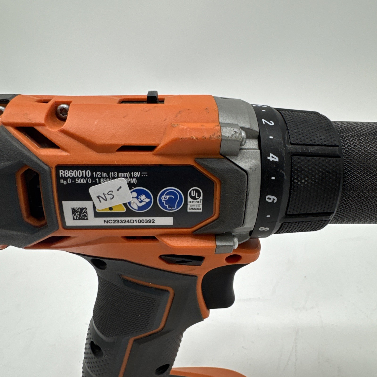 RIDGID R860010 1/2&Prime; 18V 18Volt Drill/Driver Tool Only N5•