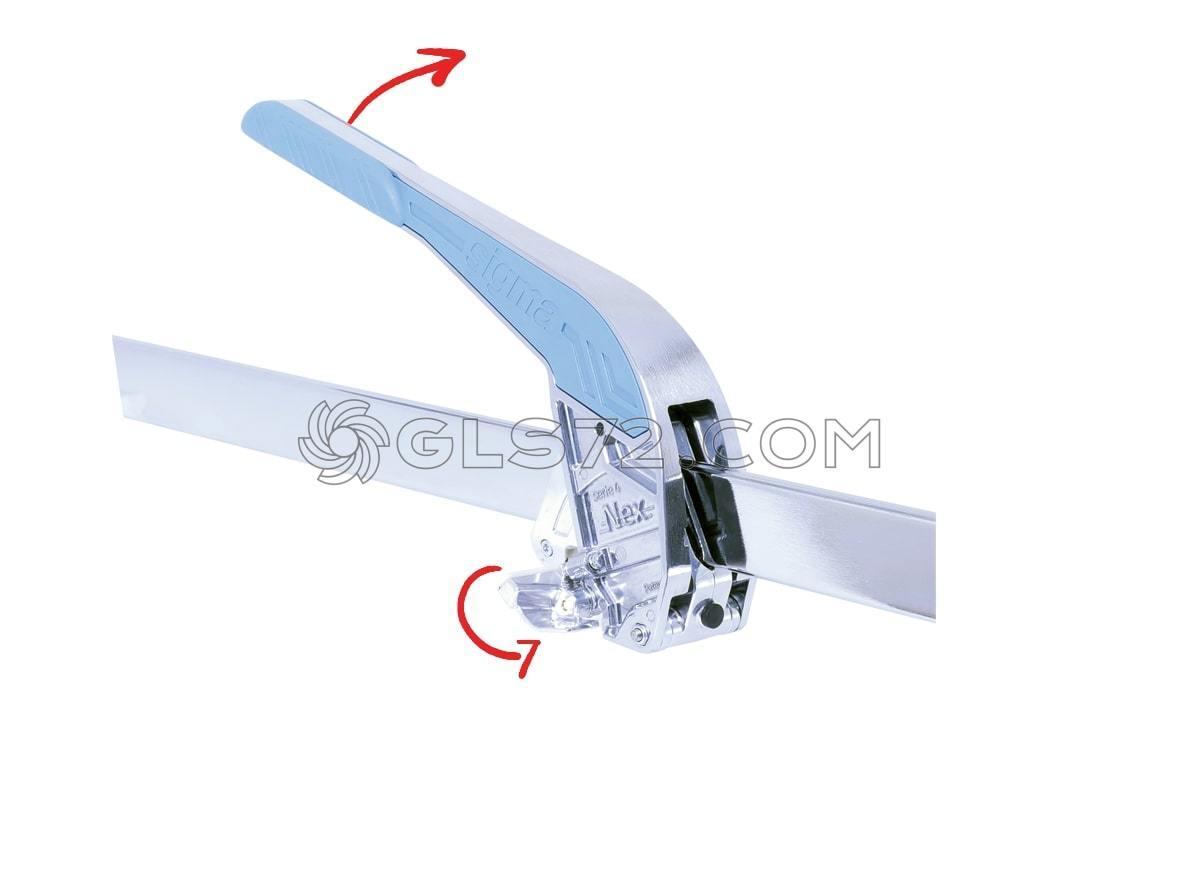 TILE CUTTER MACHINE PUSH HANDLE SIGMA 4EN CUTTING LENGHT 125 CM SERIES 4 NEX