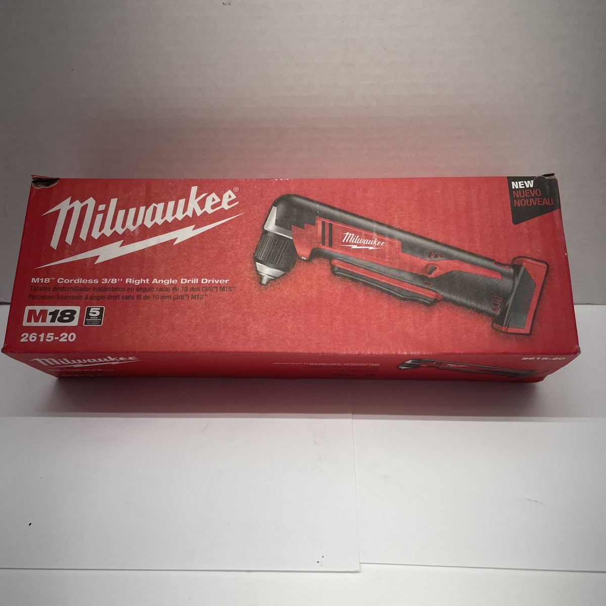 MILWAUKEE 2615-20 M18 3/8 IN RIGHT ANGLE DRILL DRIVER TOOL ONLY (CMP126159)