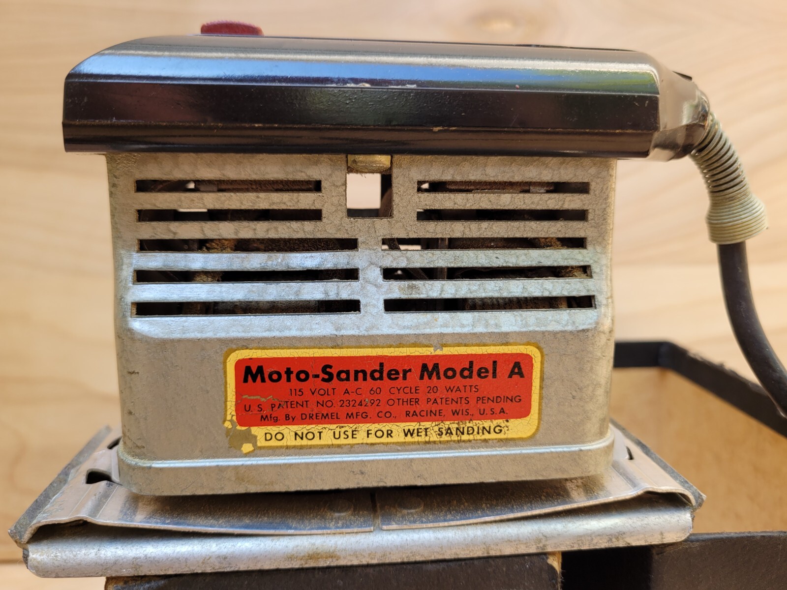 Vintage DREMEL Moto-Sander Model A in original Box with Instructions