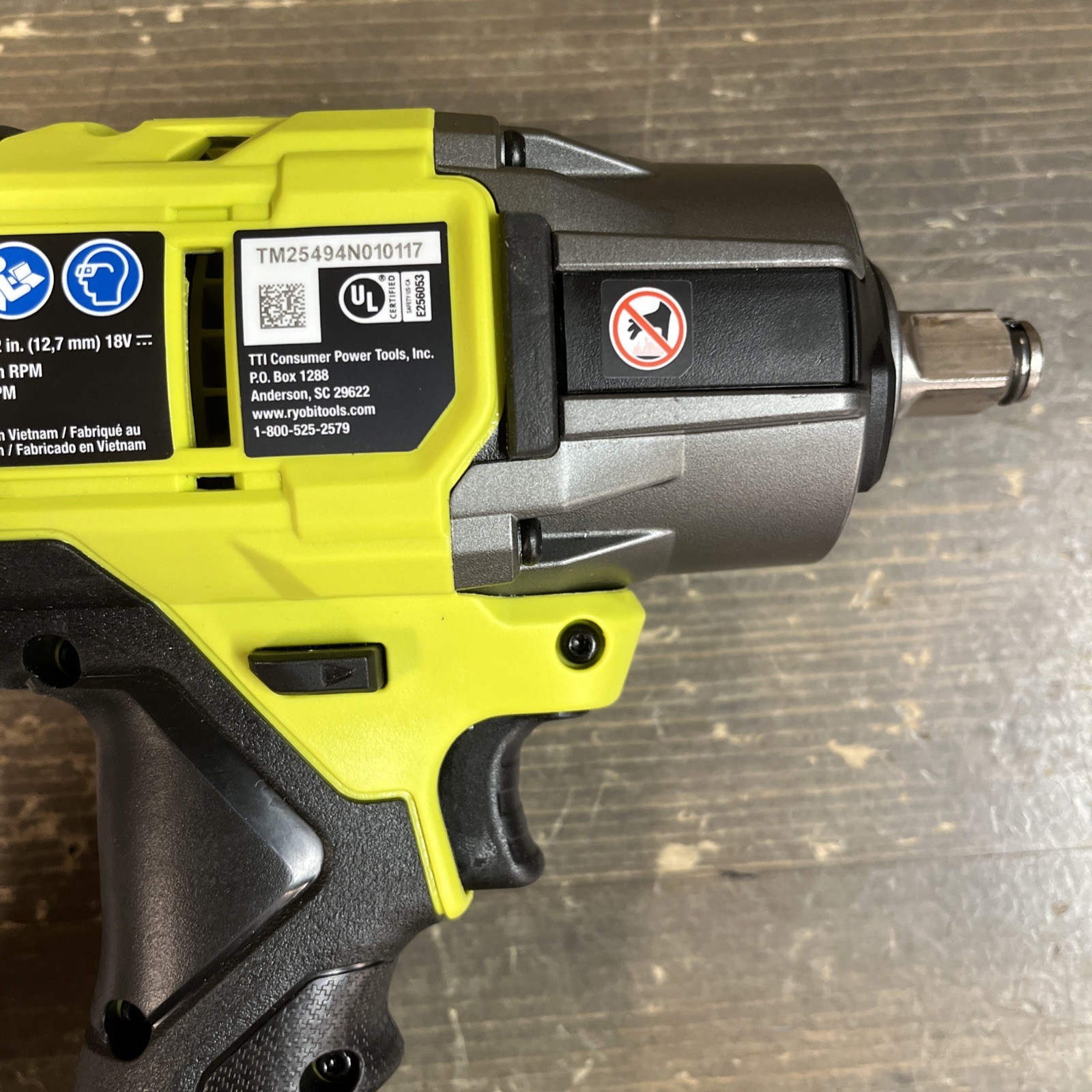 Ryobi P262 ONE+ HP Brushless 1/2” 4 Mode Impact Wrench