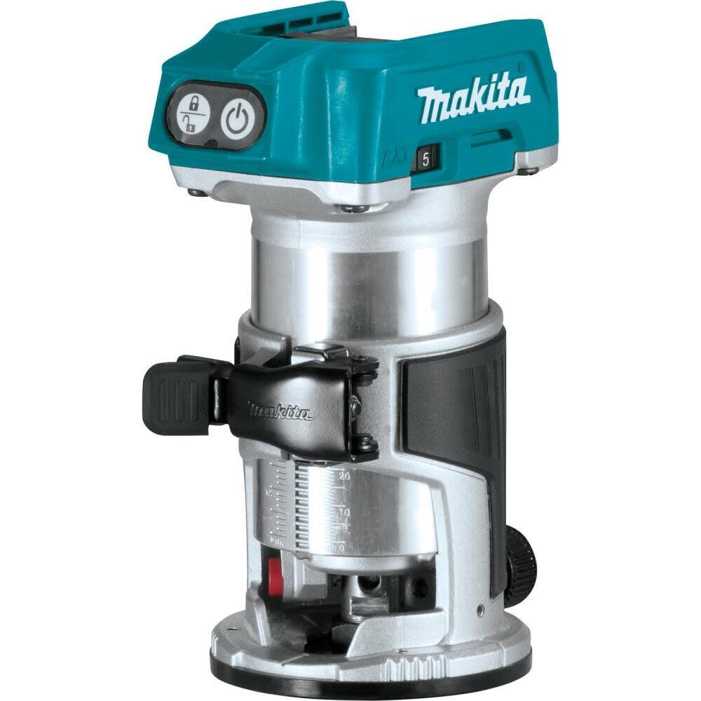 Makita 18V Lxt Lithium-Ion Brushless Cordless Compact Router (Bare Tool)