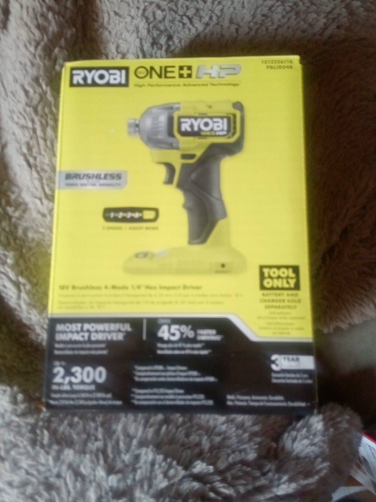 RYOBI ONE+ HP 18V Brushless Cordless 4-Mode 1/4&Prime; Hex Impact Driver (Tool Only)
